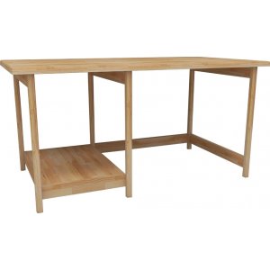 Lina skrivbord 120x55 cm - Furu - Skrivbord med hyllor | lådor