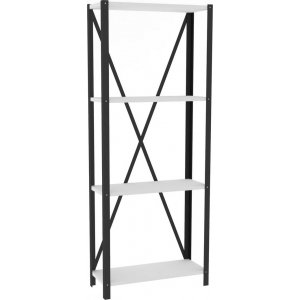 Lola bokhylla - Vit/svart - Bokhyllor -Hyllor - Bokhyllor