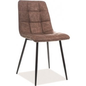 4 st Look matstol - Brun - Konstläderklädda stolar