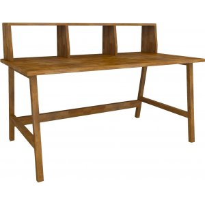 Lucy skrivbord 120x60 cm - Ek - Skrivbord med hyllor | lådor