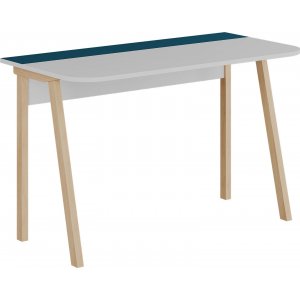 Luton skrivbord 120x60 cm - Vit/turkos - Övriga kontorsbord & skrivbord