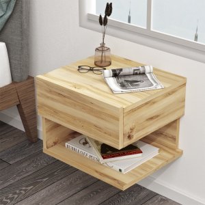 Luvio sängbord 27 - Ek - Sängbord -Sovrumsmöbler - Sängbord