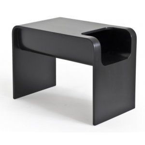 Manhattan sidobord 60 x 35 cm - Svart - Sidobord & lampbord