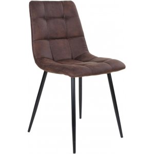 2 st Middelfart Matstol - Mörkbrun/svart - Klädda & stoppade stolar