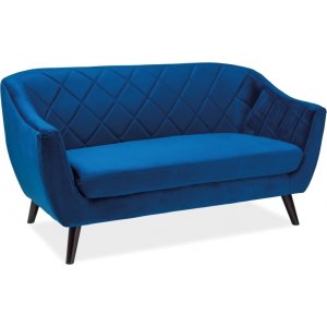 Molly 2- sits soffa - Blå sammet - 2-sits soffor