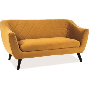 Molly 2- sits soffa - Orange sammet - 2-sits soffor