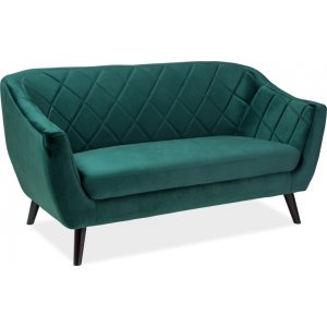 Molly 2- sits soffa - Grön sammet - 2-sits soffor