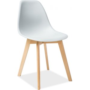 4 st Moris matstol - Ljusgrå - Plaststolar