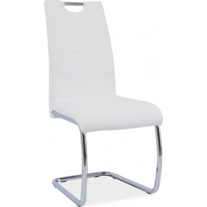 4 st Nathalie matstol - Vit - Konstläderklädda stolar