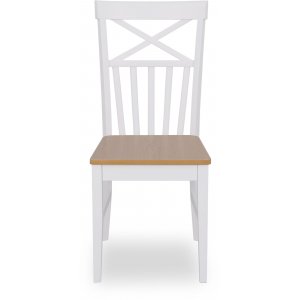 2 st Niding stol - Vit/ekfanér - Trästolar