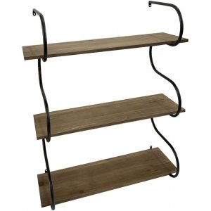 Paris Vägghylla - Metall/trä - Vägghyllor -Hyllor & Förvaring - Hyllor
