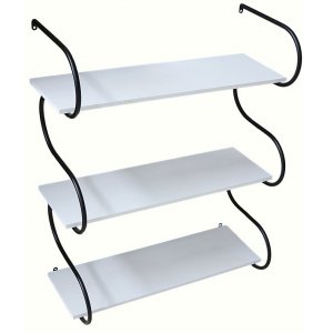 Paris vägghylla - Vit / svart - Vägghyllor -Hyllor & Förvaring - Hyllor