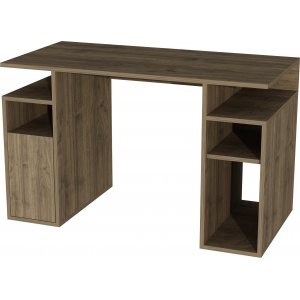 Parvin skrivbord 120x60 cm - Valnöt - Skrivbord med hyllor | lådor