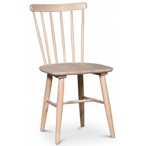 2 st Emil pinnstol whitewash + Stolsdyna - Pinnstolar