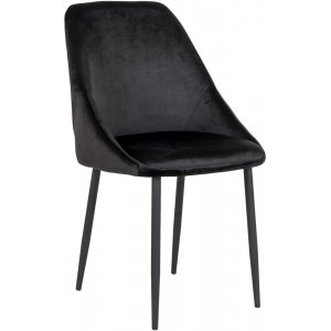 2 st Porto Matstol - Svart - Klädda & stoppade stolar