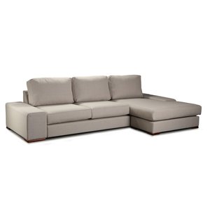 Quattro 3-sits divansoffa 305 cm - Beige - Höger -Soffor - 3-sits soffor