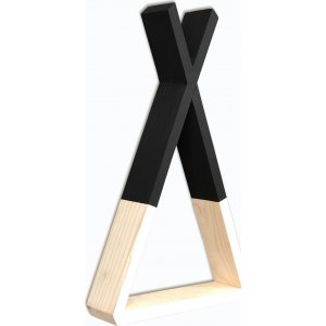 Rafa vägghylla 139 - Valnöt/svart - Vägghyllor -Hyllor & Förvaring - Hyllor