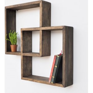 Rafa vägghylla 45 - Valnöt - Vägghyllor -Hyllor & Förvaring - Hyllor