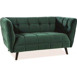 Renae 2- sits soffa - Grön sammet - 2-sits soffor