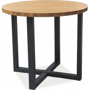 Rolf matbord 90 cm - Ek/svart - Övriga matbord