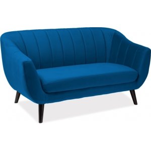 Rollo 2- sits soffa - Blå sammet - 2-sits soffor