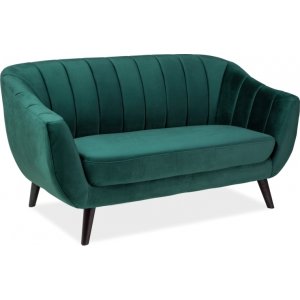 Rollo 2- sits soffa - Grön sammet - 2-sits soffor