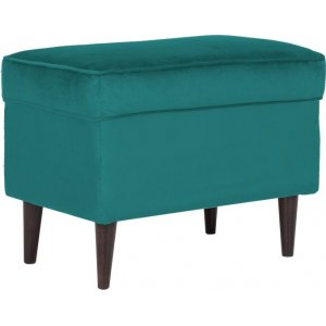 Ron fotpall - Turkos sammet - Fotpallar