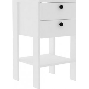 Runa sängbord - Vit - Sängbord -Sovrumsmöbler - Sängbord