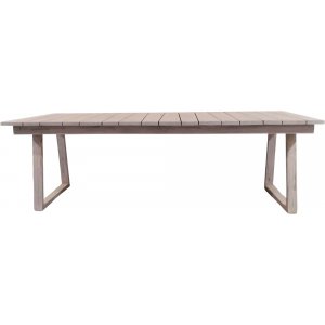 Saltö matbord i grå teak - 240x100 cm - Utematbord