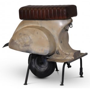 Scooter barstol - Vintage beige / Brun - Barstolar