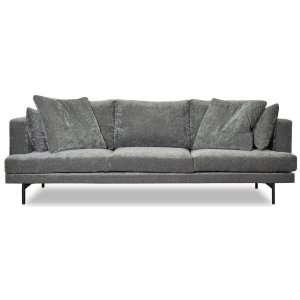 Smilla 3-sits soffa - Grå Chenille - 3-sits soffor