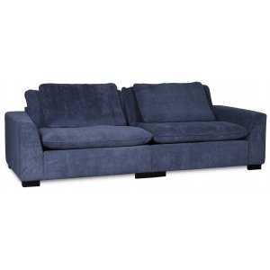 Soffa Gabby XL - Denimblå manchester - 3-sits soffor