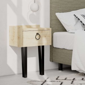 Sponge sängbord - Ek - Sängbord -Sovrumsmöbler - Sängbord