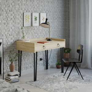 Sponge skrivbord 100x62 cm - Ek - Övriga kontorsbord & skrivbord