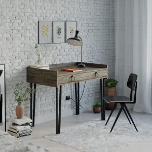 Sponge skrivbord 100x62 cm - Mörkbrun - Övriga kontorsbord & skrivbord