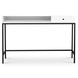 Stilo V.2 Skrivbord med låda 120 cm Vit/Svart - Övriga kontorsbord & skrivbord