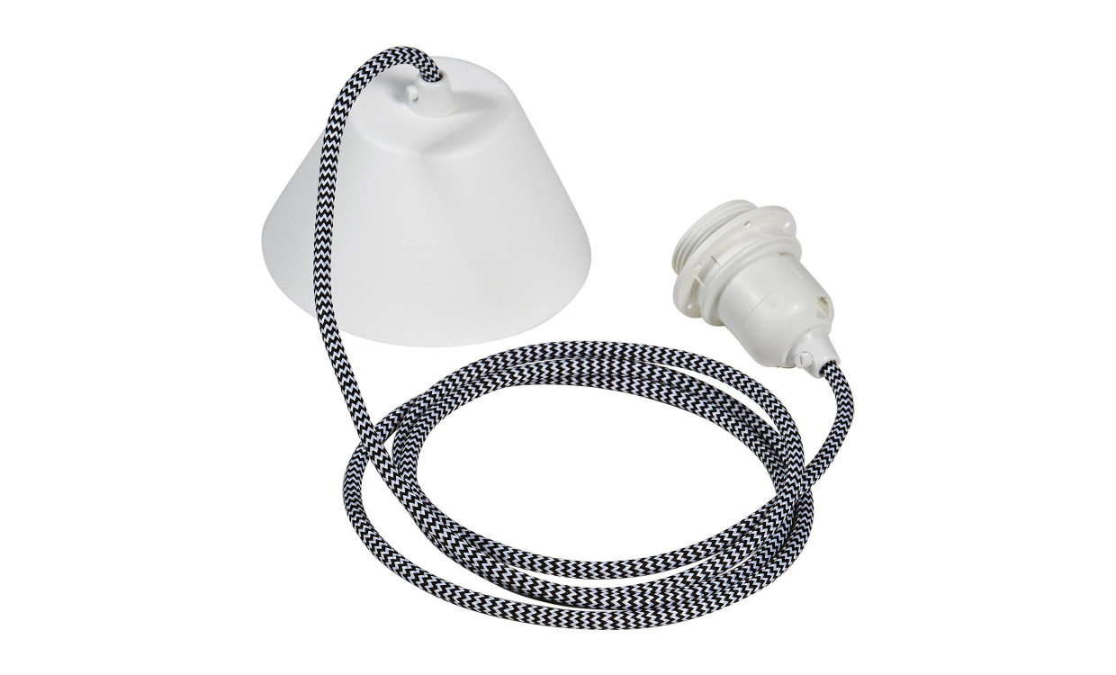 TT-90-N Bild på TAKUPPHÄNGE Textil Zick/Zack 210 cm från PR Home