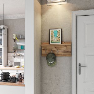 Tarzan vägghylla - Furu - Vägghyllor -Hyllor & Förvaring - Hyllor