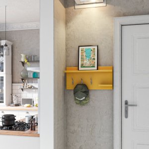 Tarzan vägghylla - Gul - Vägghyllor -Hyllor & Förvaring - Hyllor