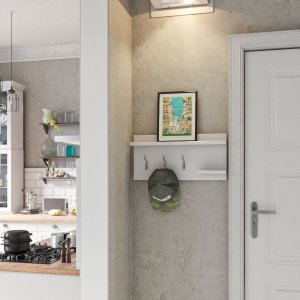 Tarzan vägghylla - Vit - Vägghyllor -Hyllor & Förvaring - Hyllor