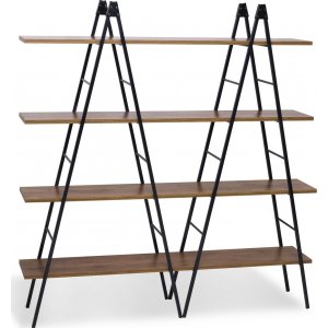 Taurus bokhylla - Brun/svart - Bokhyllor -Hyllor - Bokhyllor