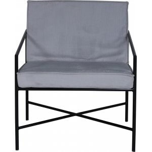 Tetra fåtölj - Grå manchester - Tygfåtöljer