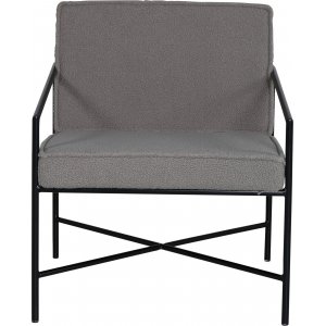 Tetra fåtölj - Gråbeige teddy - Tygfåtöljer