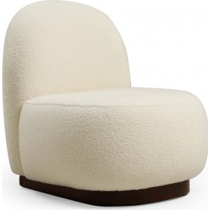 Tina fåtölj - Vit - Tygfåtöljer