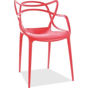 4 st Toby matstol - Röd - Plaststolar