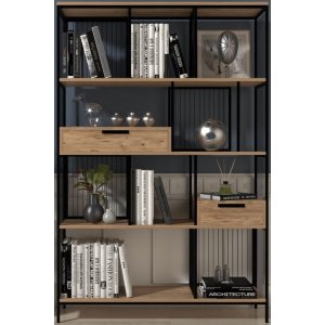 Tokyo bokhylla - Brun/svart - Bokhyllor -Hyllor - Bokhyllor