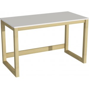 Tone skrivbord 120x60 cm - Vit/furu - Övriga kontorsbord & skrivbord
