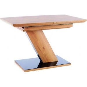 Toronto matbord 120-160 cm - Ek/svart - Övriga matbord