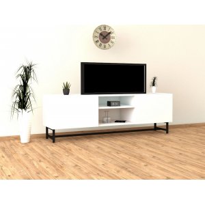 Tugi mediabänk - Vit - TV-bänkar & mediabänkar -TV-bänkar & mediabänkar - Hyllor & Förvaring