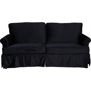 Tyger 2-sits soffa - Svart - 2-sits soffor